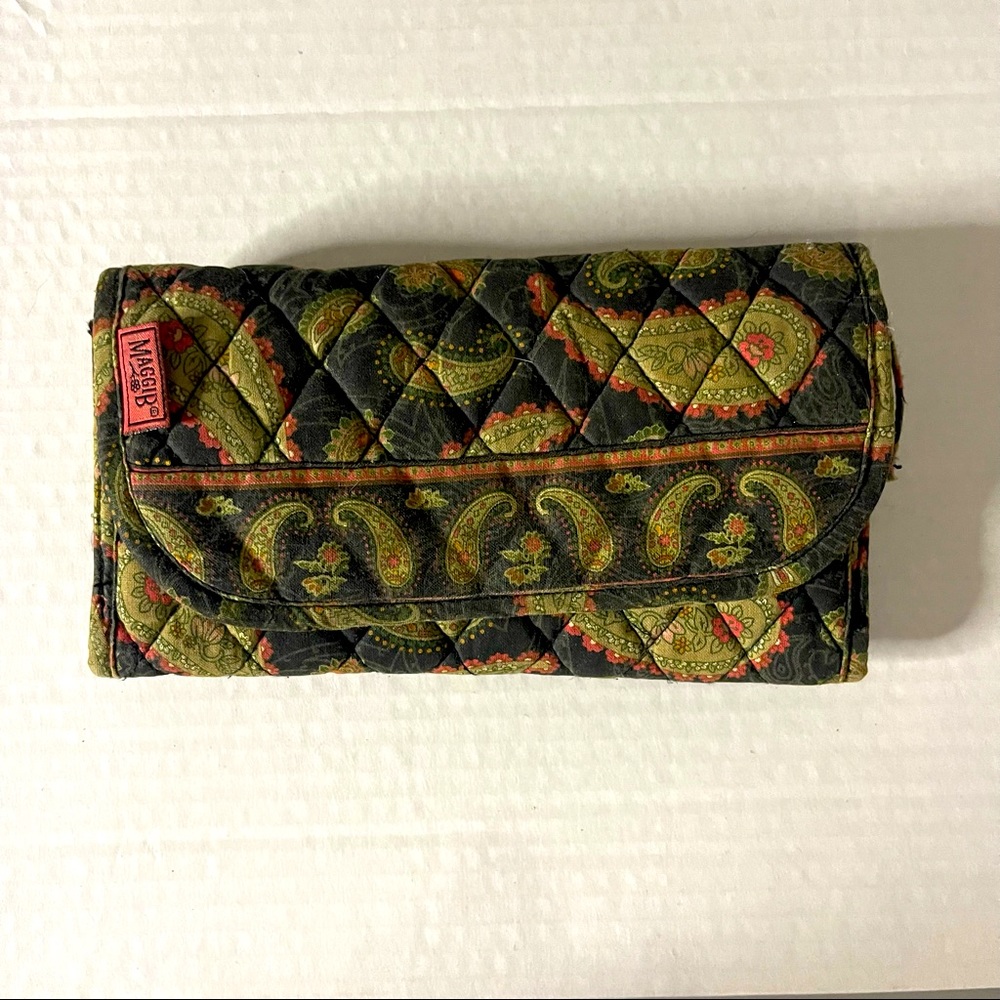 MaggiB Paisley Quilted Wallet